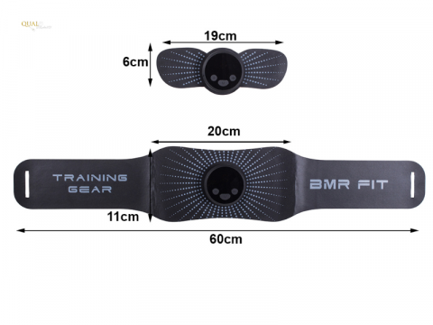 Set Aparat Fitness EMS QUAL BRAND®, Pachet cu Centura Abdominala, 3 telecomenzi, 2 Benzi EMS pentru picioare/ maini, 6 Programe, 9 Trepte de Intensitate, Tonifiere si Slabire Eficienta [4]