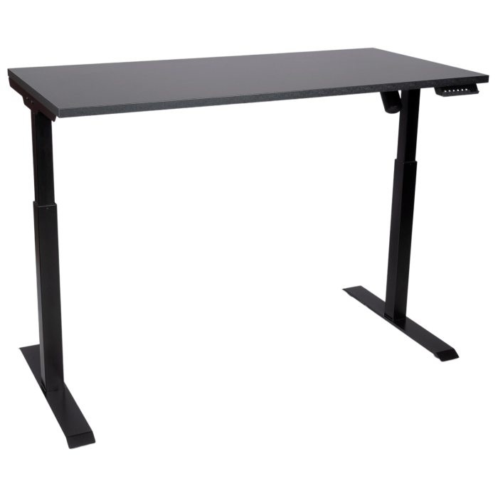 Birou reglabil electric TerrA3  Black– profil pătrat, 1 motor [2]