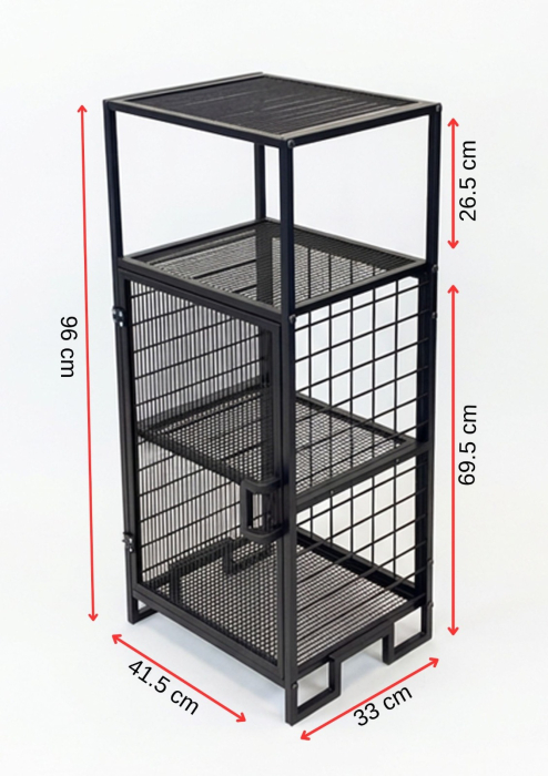 Dulap Baie Tip Raft Industrial – Organizator Modern pentru Prosoape și Accesorii, 96x41x33 cm [3]