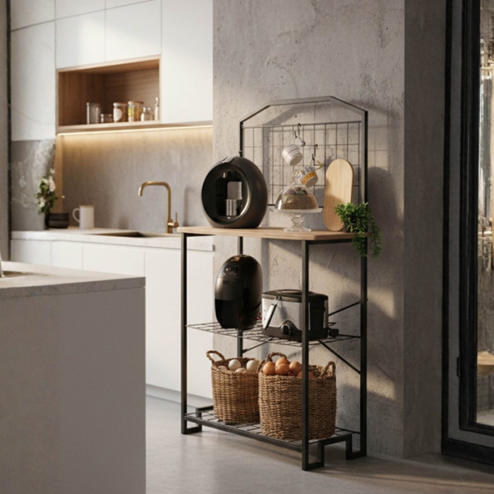 raft bucatarie metalic [2]