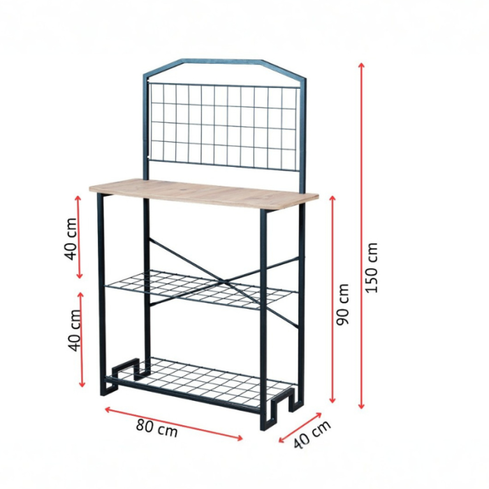 raft bucatarie metalic [3]
