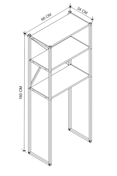 Etajera peste masina de spalat [4]