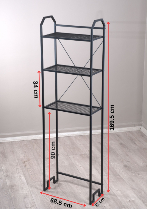 Etajera metalica peste masina de spalat [2]