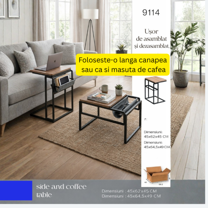 Masuta 2 in 1, Design Inovator „Flip & Use” [2]