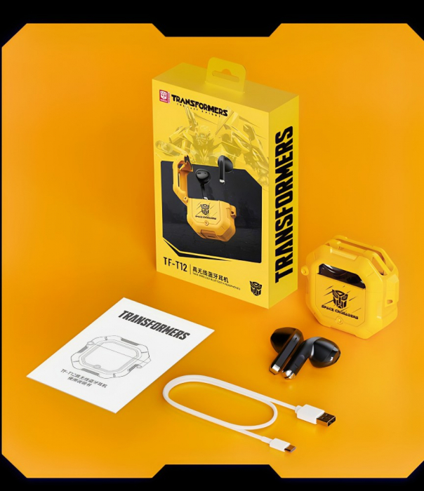 Transformers Space Crusaders Yellow - casti wireless bluetooth [2]