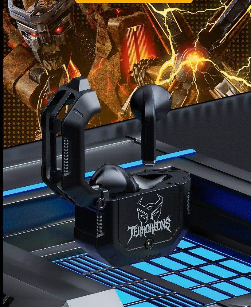 Transformers Space TerrorCons Black -  casti wireless bluetooth compatibile IOS / Android [1]