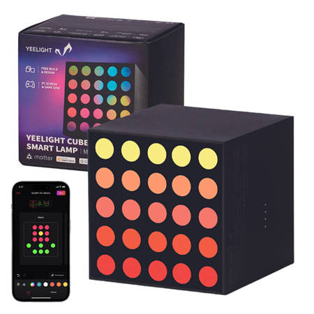 Yeelight Cube Light Smart Gaming Lamp Matrix - Cub atasabil la baza [6]