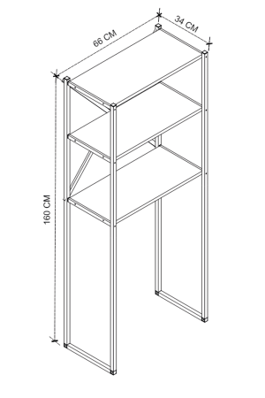 Etajera peste masina de spalat [3]