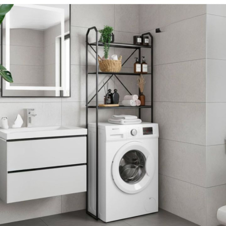 Mobilier Qubaro Practic - Etajera metalica peste masina de spalat