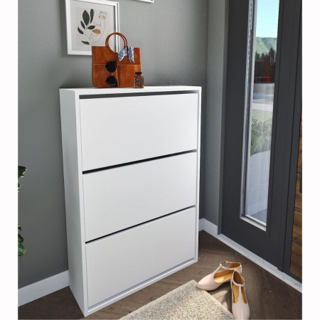 Mobilier Qubaro Practic - Pantofar modern hol, 18 perechi