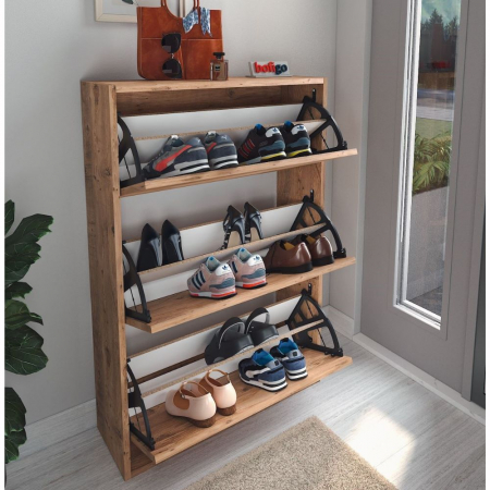 Mobilier Qubaro Practic - Pantofar modern hol, 18 perechi
