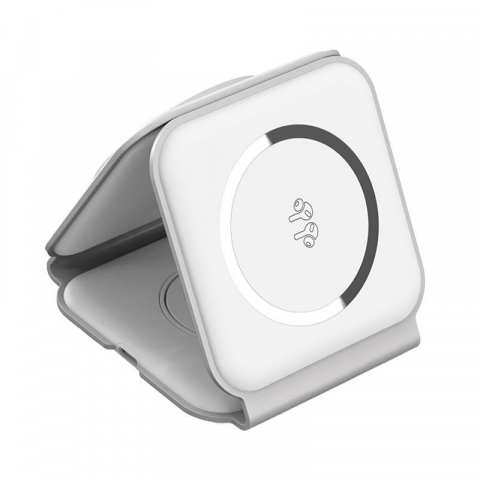 T588-F 3in1 Magnetic Wireless Charger 15W (white) [1]