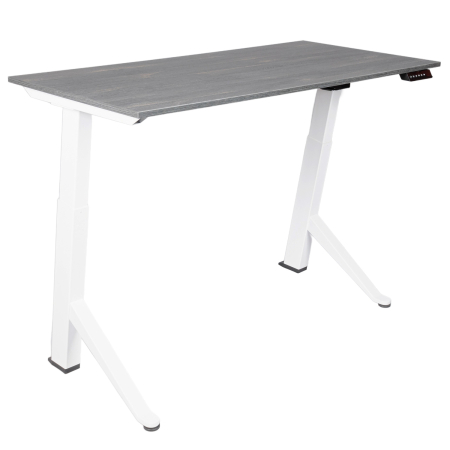 Mobilier de birou - TerrA2Y WHITE-Birou reglabil electric cadru in Y, alb