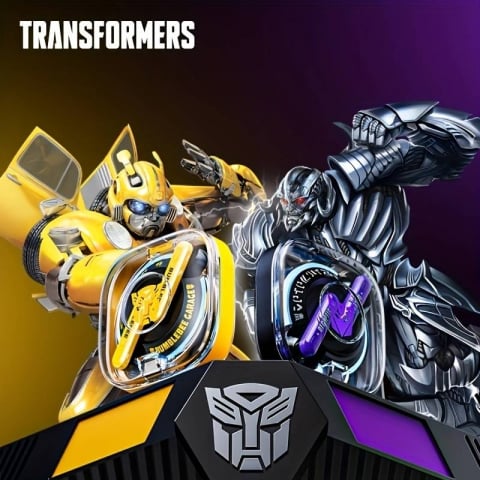 Casti wireless bluetooth de calitate brand Transformers [3]