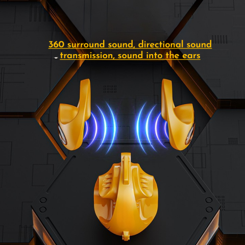 Casti wireless bluetooth de calitate brand Transformers [3]