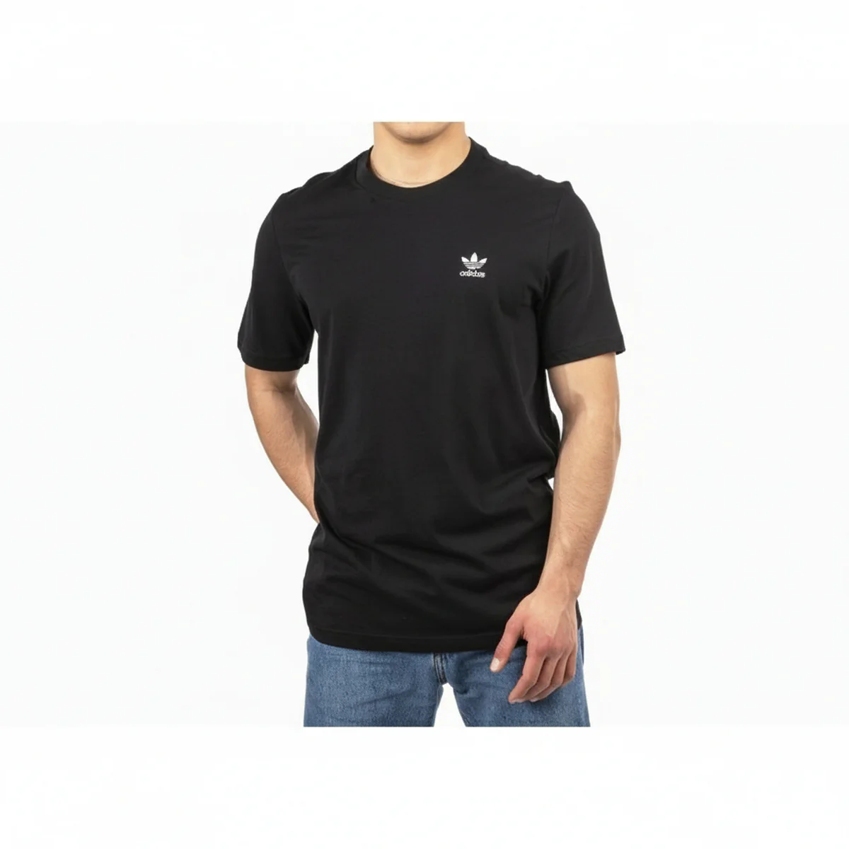 Tricou Adidas Essentials Tee Negru GN3416 Barbati rafaelito.ro. [2]