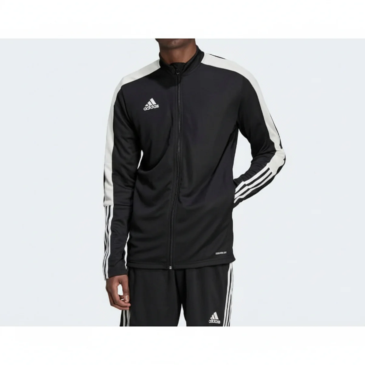 Bluze Sport - Adidas-Track-Jackets-TIRO-TK-JKT-ES-Barbati-Negru