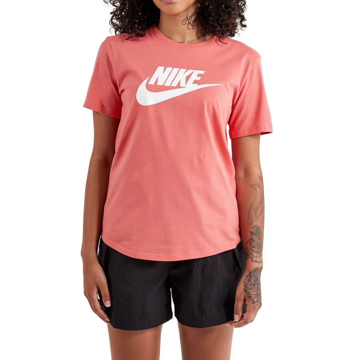 Tricouri - Tricou-Nike-Sportswear-Essential-Icon Futura-Femei