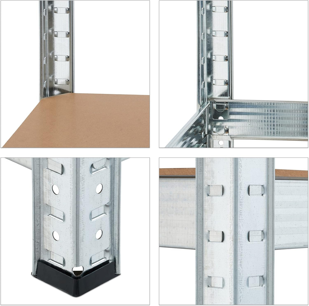 2 x Raft metalic SmartStorage Pro 5 polite, 180x90x50 cm, 250 kg/polita MDF, galvanizat [4]