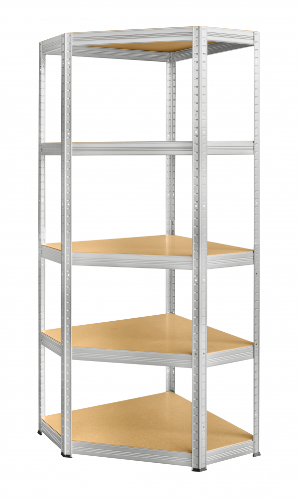 Raft colt SmartStorage Pro 5 polite,180x90x90x50 cm, 250 kg/polita MDF, galvanizat [3]