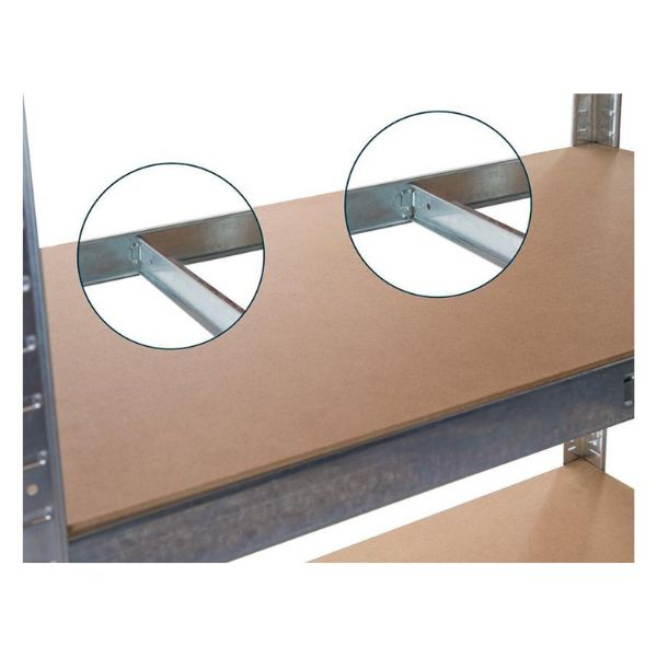 Raft metalic depozitare SmartStorage Pro 4 polite, 180x160x40 cm, 250 kg/polita MDF, galvanizat [2]