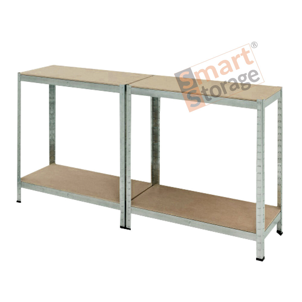 Raft metalic depozitare SmartStorage 5 polite, 172x75x30 cm, 100 kg/polita MDF, galvanizat [3]