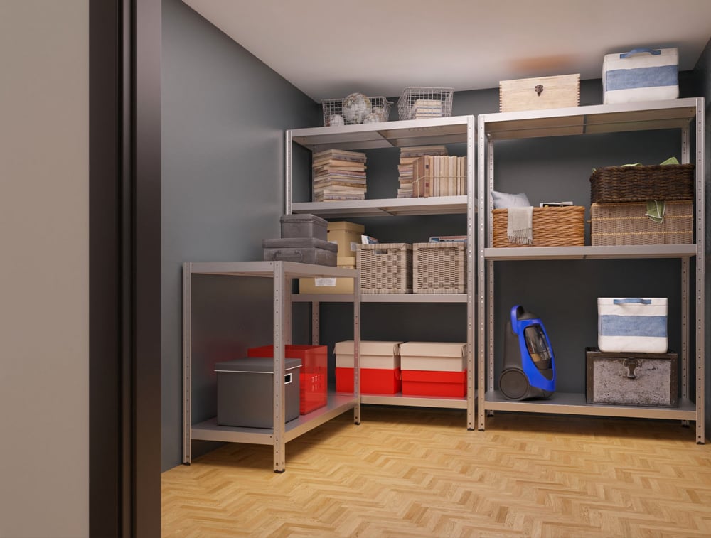 Raft metalic SmartStorage Pro 4 polite,195x120x50 cm, 260 kg/polita metalica, galvanizat [6]