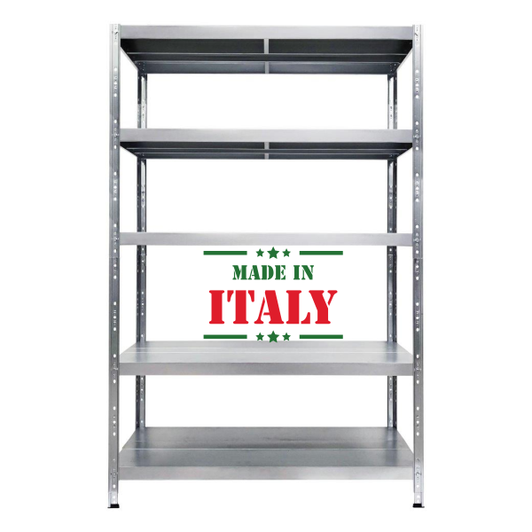 Raft metalic depozitare SmartStorage Pro 5 polite,195x100x40 cm, 260kg/polita metalica, galvanizat [2]