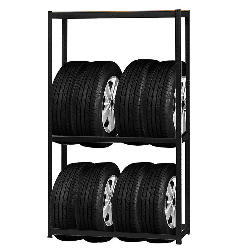 Raft metalic pentru anvelope  SmartStorage 177x120x50cm, 3 nivele, 200kg/nivel negru [2]