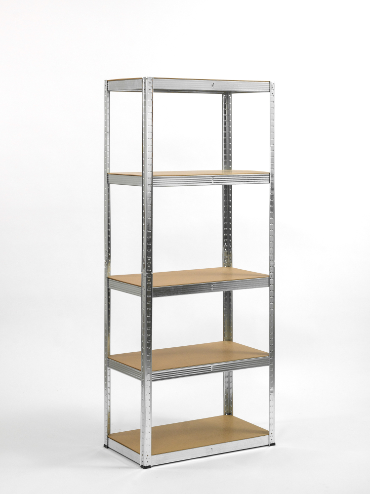 Raft metalic SmartStorage 5 polite, 180x75x50 cm, 175 kg/polita MDF, galvanizat [1]