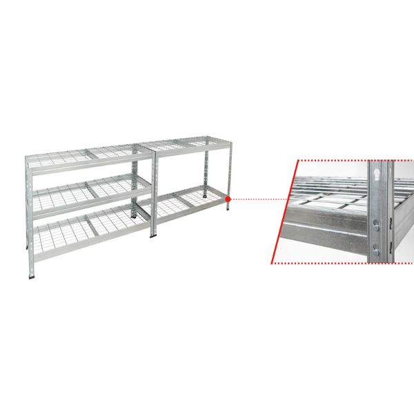 Raft metalic SmartStorage Pro 5 polite, 180x160x45 cm, 300kg/polita sarma, galvanizat [2]
