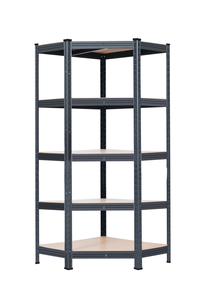 Set raft colt  SmartStorage 1x 180x90x90x40cm + 2x 180x100x40,  5 polite, 175 kg/polita MDF, gri antracit [5]