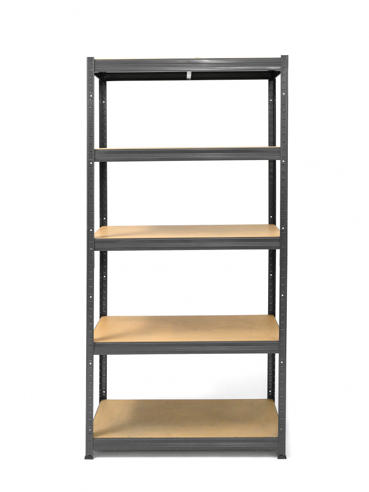 Set raft colt  SmartStorage 1x 180x90x90x40cm + 2x 180x90x40,  5 polite, 175 kg/polita MDF, gri antracit [4]