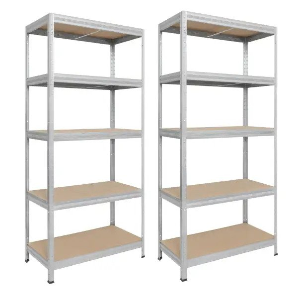 Set raft colt  SmartStorage Pro 1 x 180x90x90x50cm + 2 x 180x90x50,  5 polite, 250 kg/polita MDF, galvanizat [3]