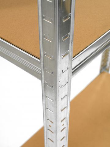 Raft metalic SmartStorage 5 polite, 180x120x45 cm, 175 kg/polita MDF, galvanizat [2]