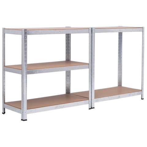 Raft metalic SmartStorage 5 polite, 180x60x40 cm, 175 kg/polita MDF, galvanizat [2]