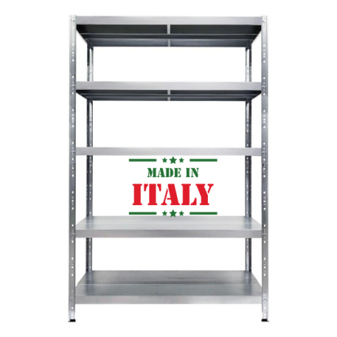 Raft metalic depozitare SmartStorage Pro 5 polite,195x120x50 cm, 260kg/polita metalica, galvanizat [1]