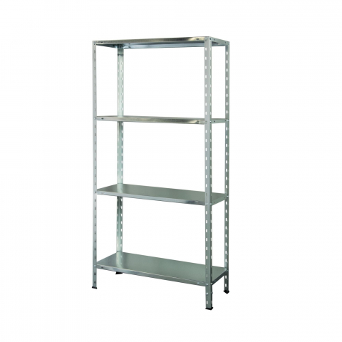 Rafturi metalice polita metal - Raft metalic SmartStorage 4 polite,150x75x30 cm, 50 kg/polita metalica, galvanizat
