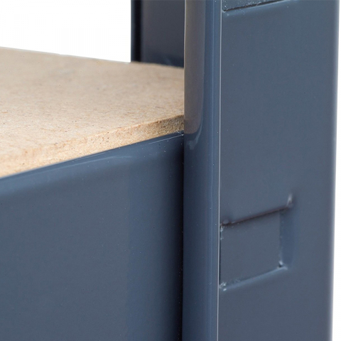 Raft metalic  SmartStorage 5 polite, 180x90x30 cm, 175 kg/polita MDF, gri antracit [4]