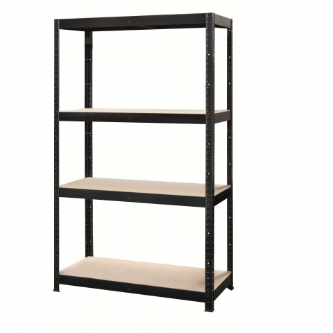 Raft metalic SmartStorage, 4 polite, 180x90x40cm, 175 kg/polita MDF , gri antracit [0]