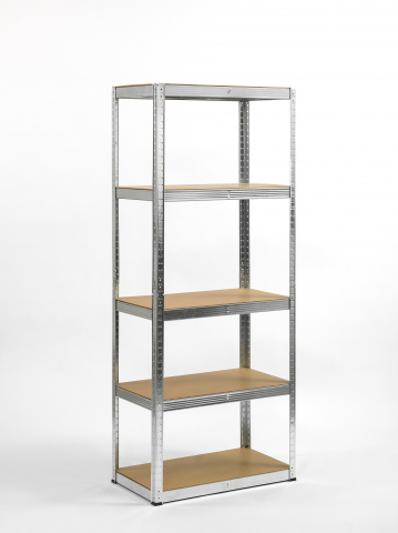 Raft metalic SmartStorage 5 polite, 180x60x30 cm, 100 kg/polita MDF, galvanizat [3]