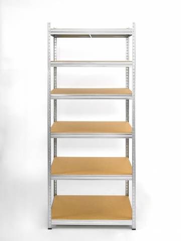 Raft metalic SmartStorage 6 polite, 220x100x40 cm, 175 kg/polita MDF, galvanizat [1]