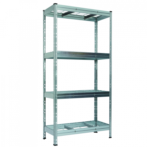 Rafturi metalice polita metal - Raft metalic SmartStorage Pro 5 polite, 180x160x45 cm, 300kg/polita sarma, galvanizat