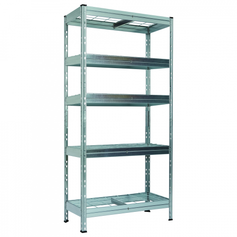 Rafturi metalice polita metal - Raft metalic SmartStorage Pro 5 polite, 176x90x45 cm, 300kg/polita sarma, galvanizat