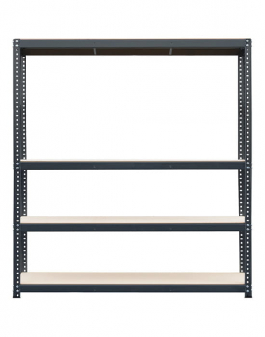 Raft metalic SmartStorage 5 polite, 180x150x60cm, 250 kg/polita MDF, gri antracit [0]