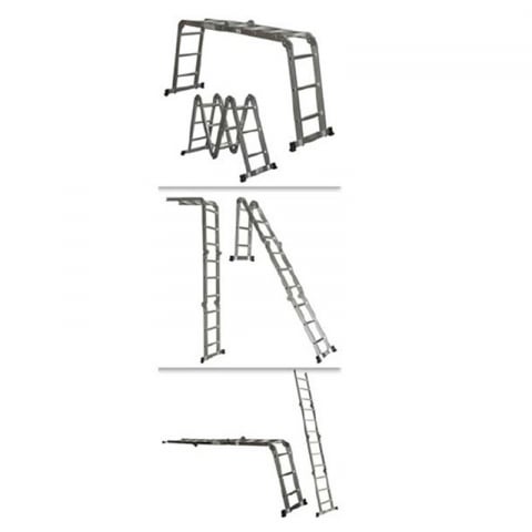 Scara aluminiu multifunctionala SmartStorage Pro 150kg  4×3 trepte pliabila [3]