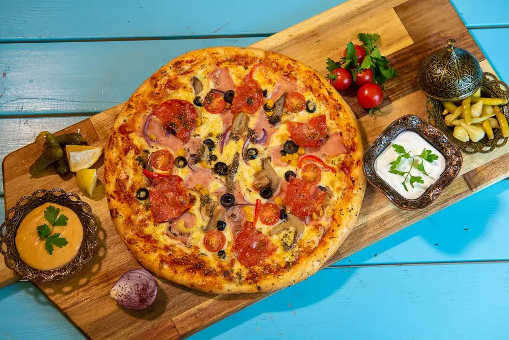 PIZZA 32 CM - Pizza Rainbow Love