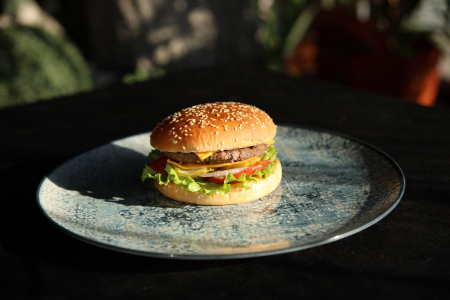 Rainbow Angus Hot Cheeseburger [2]