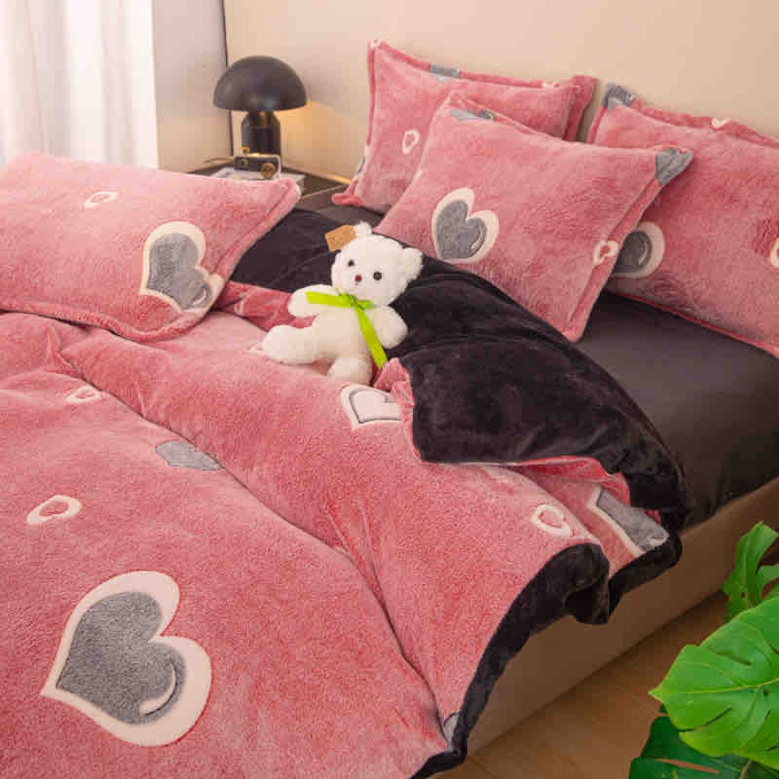 Lenjerie Pat Dublu Cocolino 4 Piese, Cu Elastic – Calduroasa Si Moale [2]