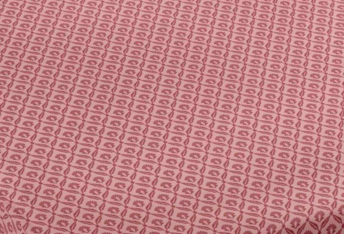 Husa de Pat cu Elastic Bumbac Finet, 180x200 cm, cu 2 Fete de Perna - Roz, Model [3]